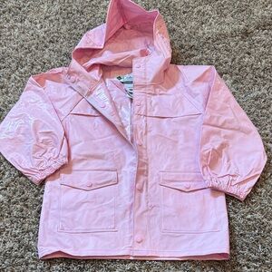 Kids Columbia rain jacket. Size small. Minor markings shown in picture, no holes